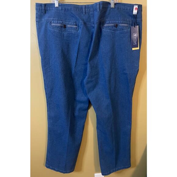 Wanfulaoren Men's Dress Flat Front Jeans Size 50 Waist (44 Asian) NWT - Picture 4 of 9
